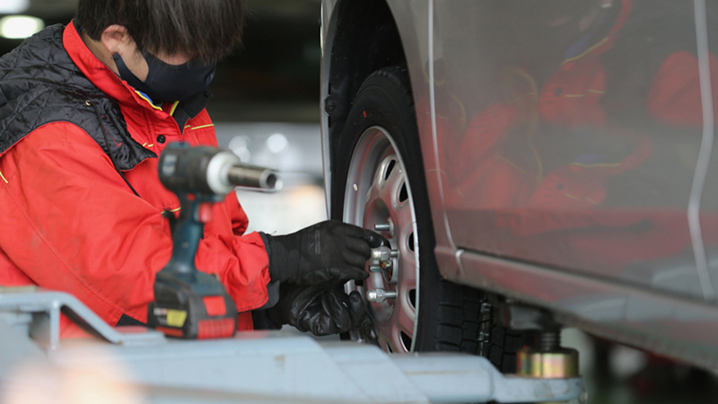 しっかり補修・整備してから納車